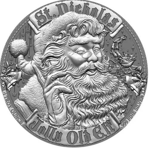1 oz Silver Round - Santa Clause (3)