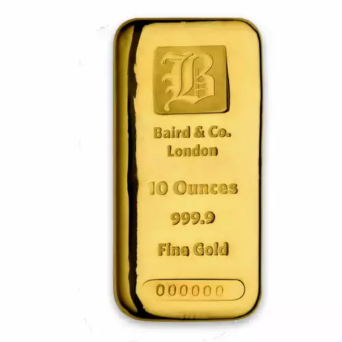 10oz Baird & Co Cast Gold Bar (2)