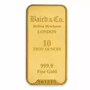 10oz Baird & Co Minted Gold Bar (2)