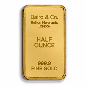 1/2oz Baird & Co Minted Gold Bar (2)