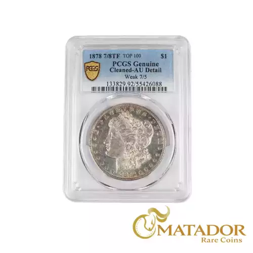 1878 7/8TF $1 VAM 44, Tripled Blossoms TOP 100 (4)