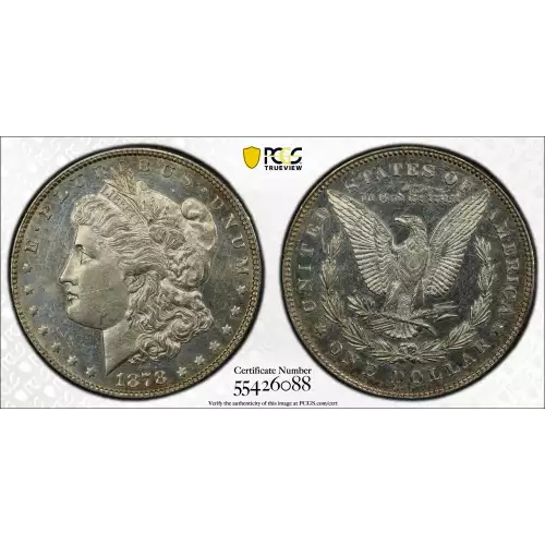1878 7/8TF $1 VAM 44, Tripled Blossoms TOP 100 (2)