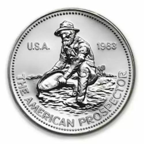 1983 1oz Prospector Silver Round (3)