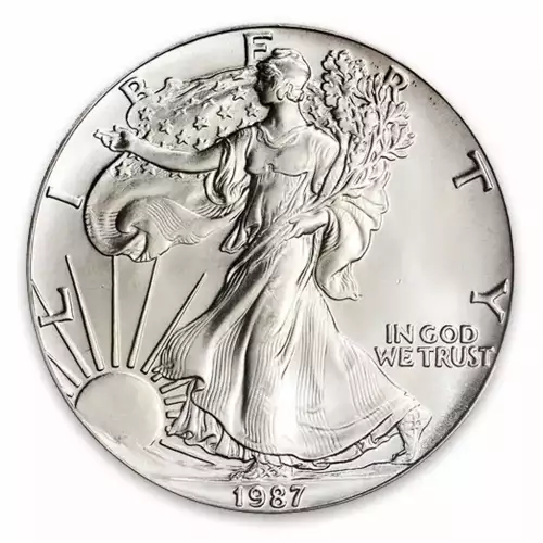 1987 1oz American Silver Eagle (2)