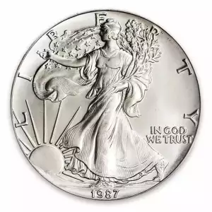 1987 1oz American Silver Eagle (2)