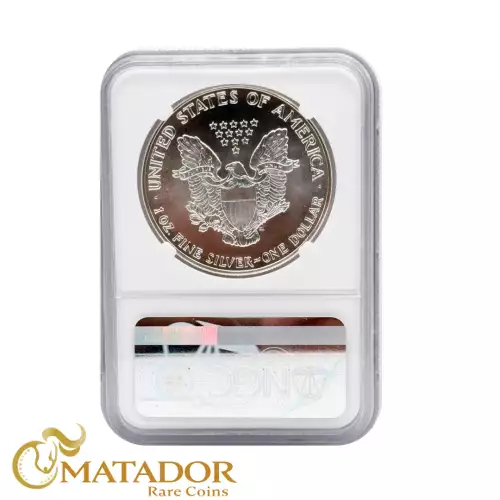 1989 $1 Silver Eagle Mercanti Silver Eagle Signature (4)