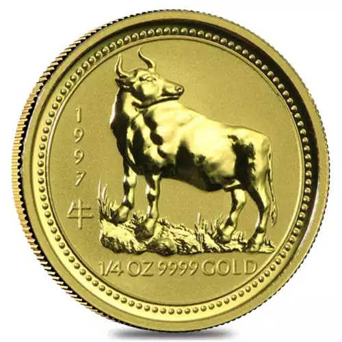 1997 1/4oz Australian Perth Mint Gold Lunar: Year of the OX (2)