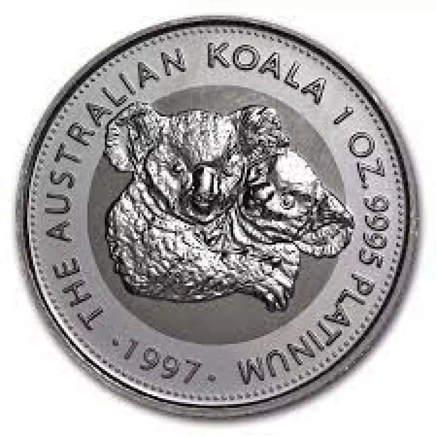 1997 1oz Australian Perth Mint Platinum Koala (2)