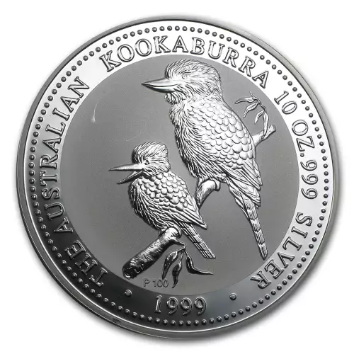 1999 10oz Australian Perth Mint Silver Kookaburra (2)