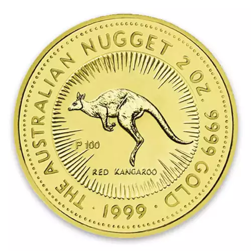 1999 2oz  Bullion Nugget / Kangaroo Coin (2)