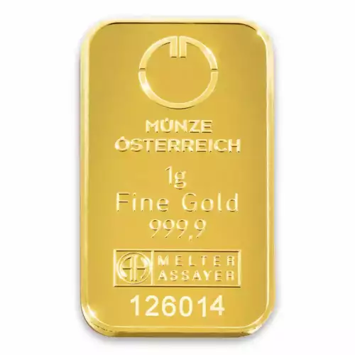 1g Austrian Mint Gold Bar (2)