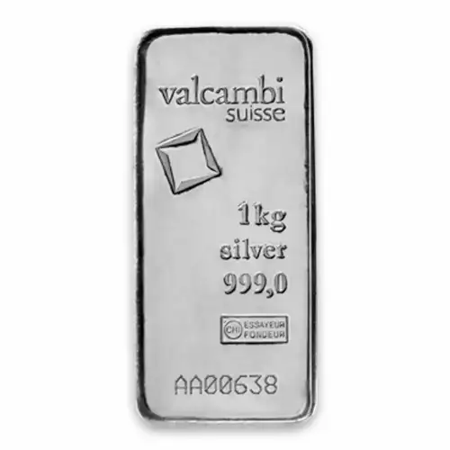 1kg Valcambi Cast Silver Bar (2)