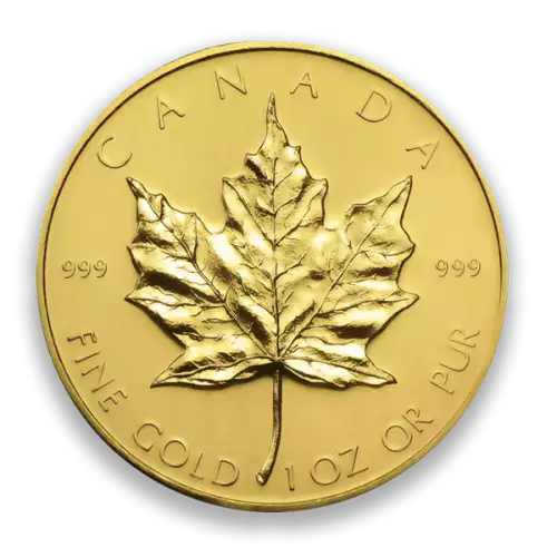 1oz Canadian Gold Maple Leaf - 999 (1979-82) (2)