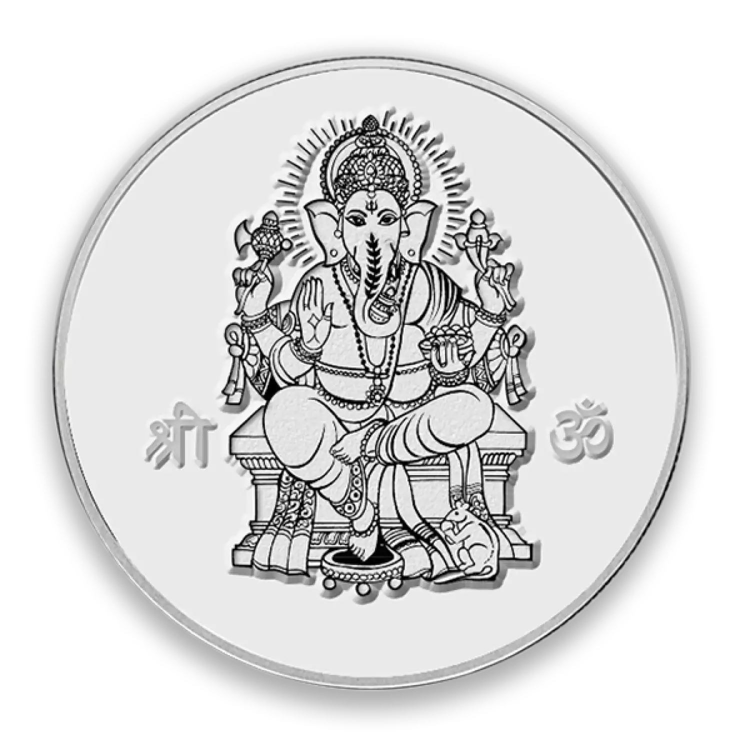 1oz Ganesha Silver Round (2)