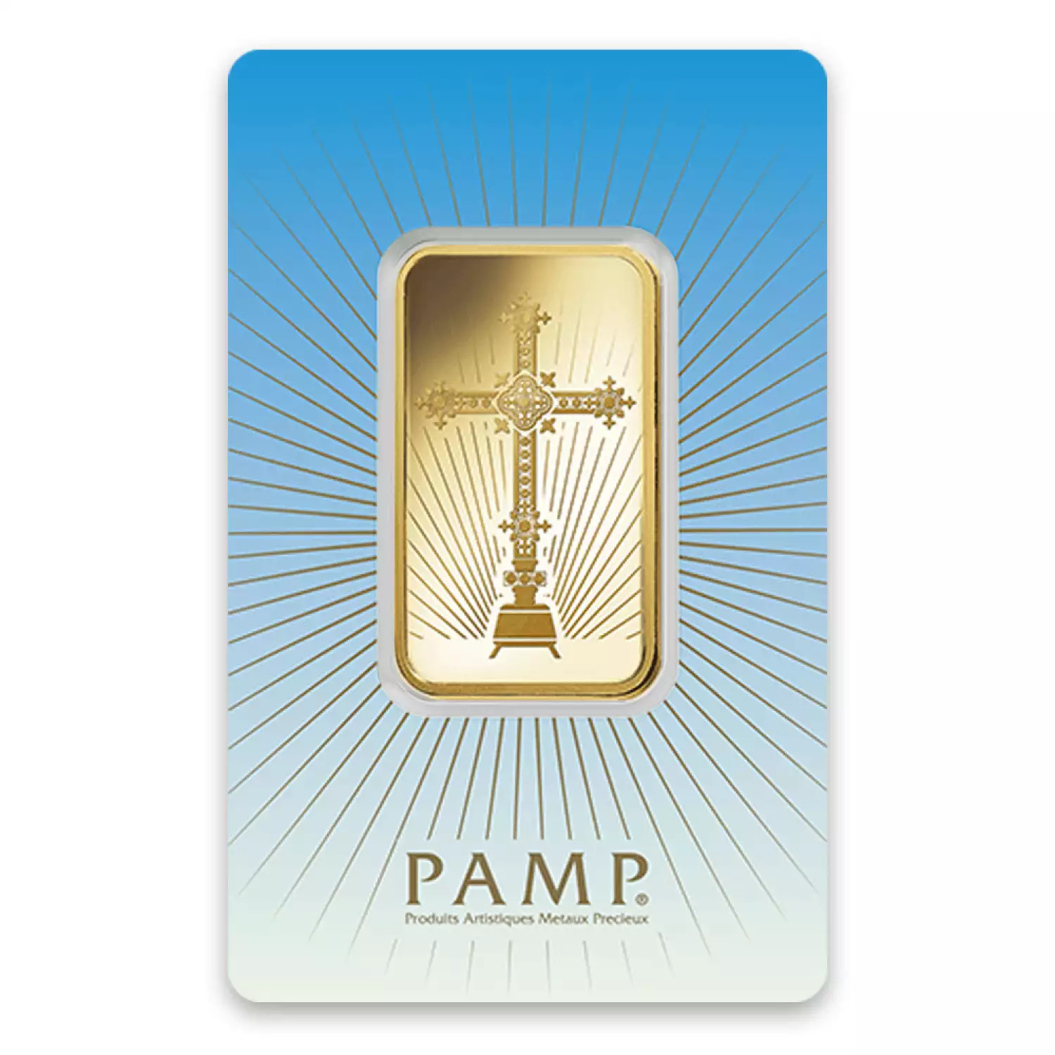 1oz PAMP Gold Bar - Romanesque Cross (3)