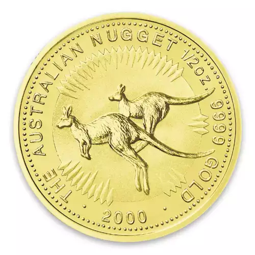 2000 1/2oz  Bullion Nugget / Kangaroo Coin (2)