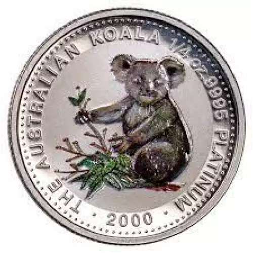 2000 1/4oz Australian Perth Mint Platinum Koala (2)