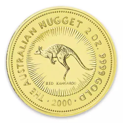 2000 2oz  Bullion Nugget / Kangaroo Coin (2)