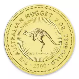 2000 2oz  Bullion Nugget / Kangaroo Coin (2)