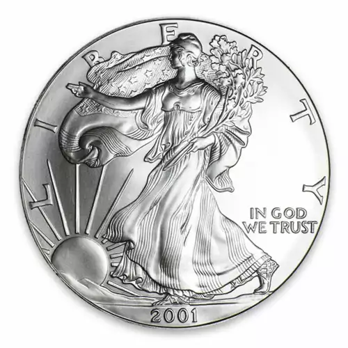 2001 1oz American Silver Eagle (2)