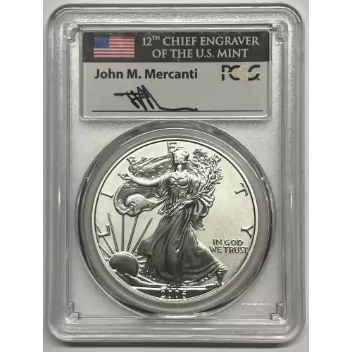 2006-P $1 Eagle-20th Anniversary Reverse Proof Mercanti Signature