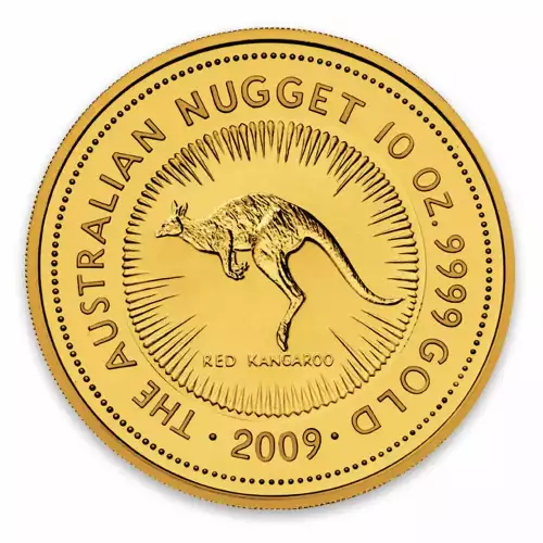 2009 10oz Bullion Nugget / Kangaroo Coin (2)