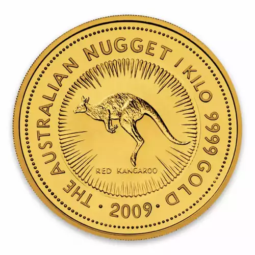 2009 1kg Bullion Nugget / Kangaroo Coin (2)