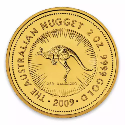 2009 2oz Bullion Nugget / Kangaroo Coin (2)