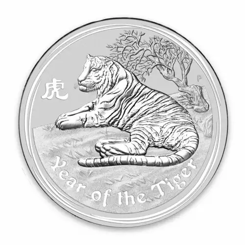 2010 1/2oz Australian Perth Mint Silver Lunar II: Year of the Tiger (3)
