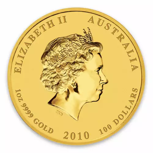 2010 1oz Australian Perth Mint Gold Lunar II: Year of the Tiger (2)