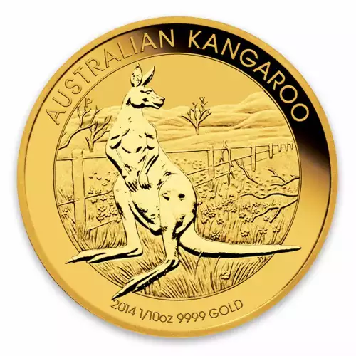 2014 1/10oz Bullion Kangaroo Coin (3)