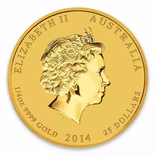 2014 1/4oz Australian Perth Mint Gold Lunar II: Year of the Horse (2)