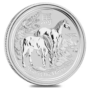 2014 1oz Australian Perth Mint Silver Lunar II: Year of the Horse (2)