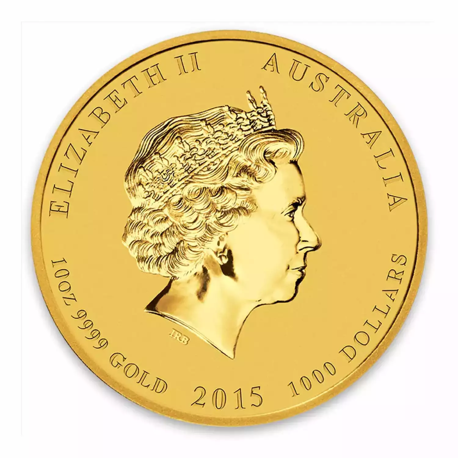 2015 10oz Australian Perth Mint Gold Lunar II: Year of the Goat (2)