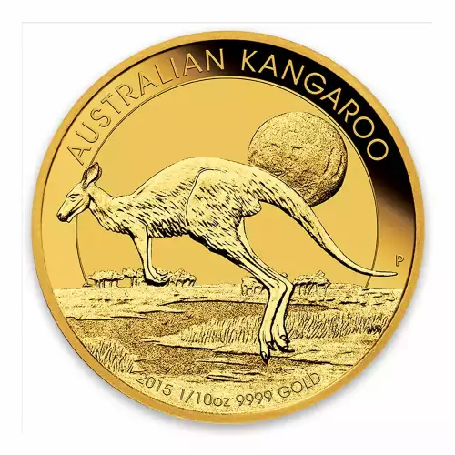2015 1/10oz Bullion Kangaroo Coin (3)