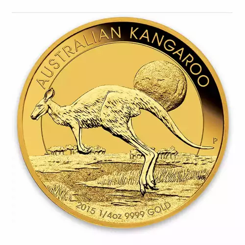 2015 1/4oz Bullion Kangaroo Coin (3)