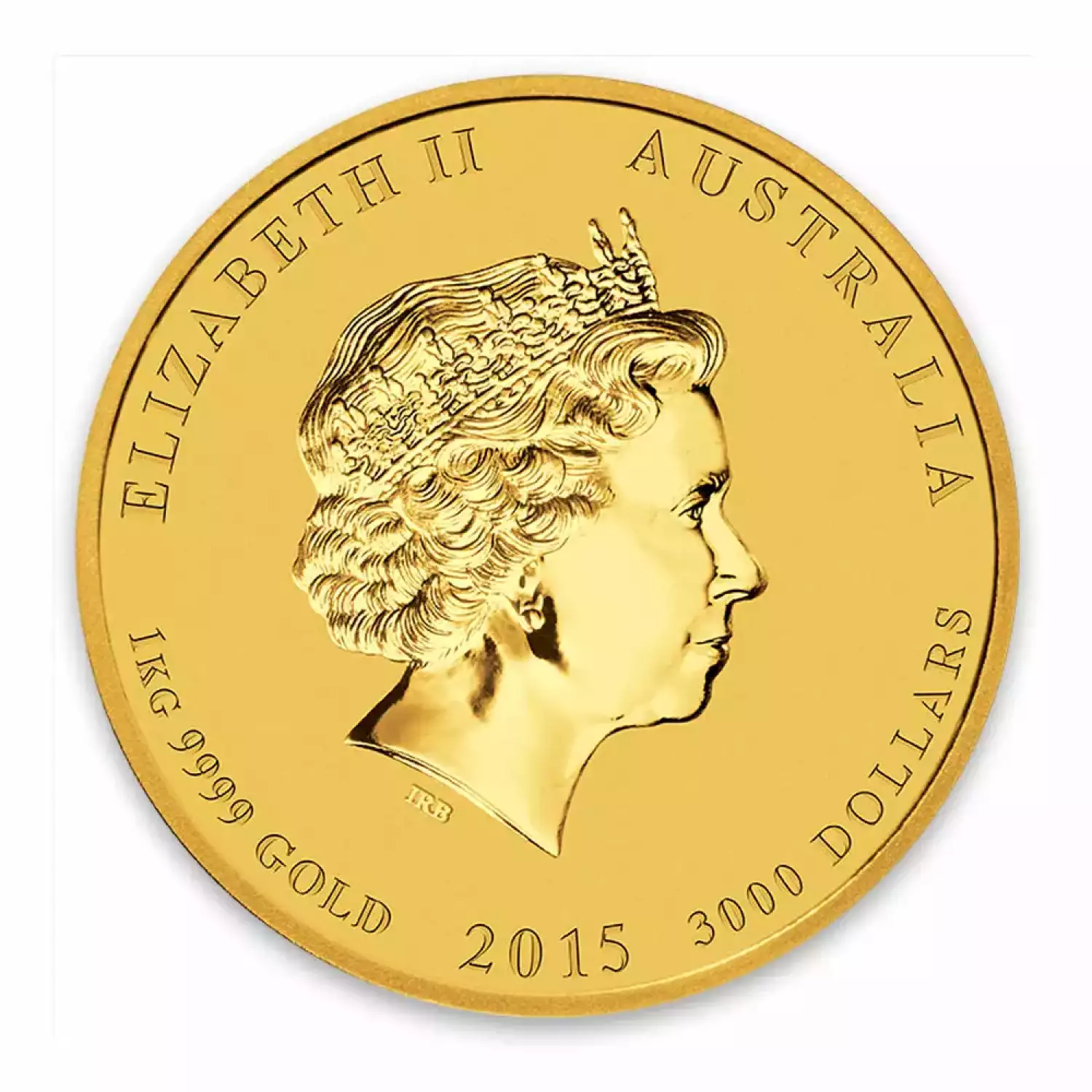 2015 1kg Australian Perth Mint Gold Lunar II: Year of the Goat (2)