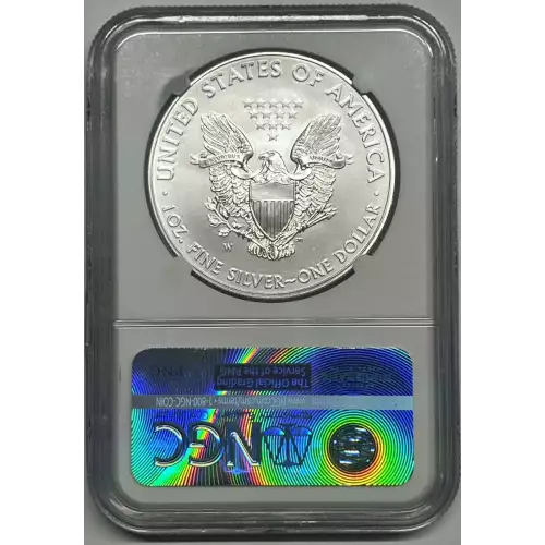 2015 W BURNISHED SILVER EAGLE FIRST DAY OF ISSUE  (2)