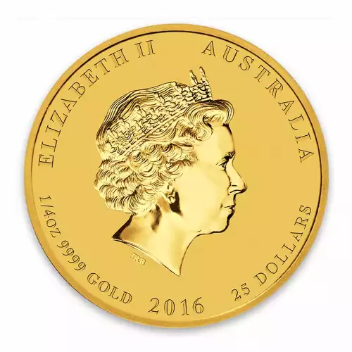 2016 1/4oz Australian Perth Mint Gold Lunar II: Year of the Monkey (2)