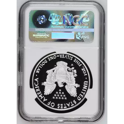 2016 W SILVER EAGLE LE 30TH ANNIVERSARY PF70 ULTRA CAMEO SIGNED BY JOHN MERCANTI (3)