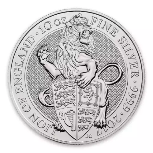 2017 10oz Britain Queen's Beast : The Lion of England (2)