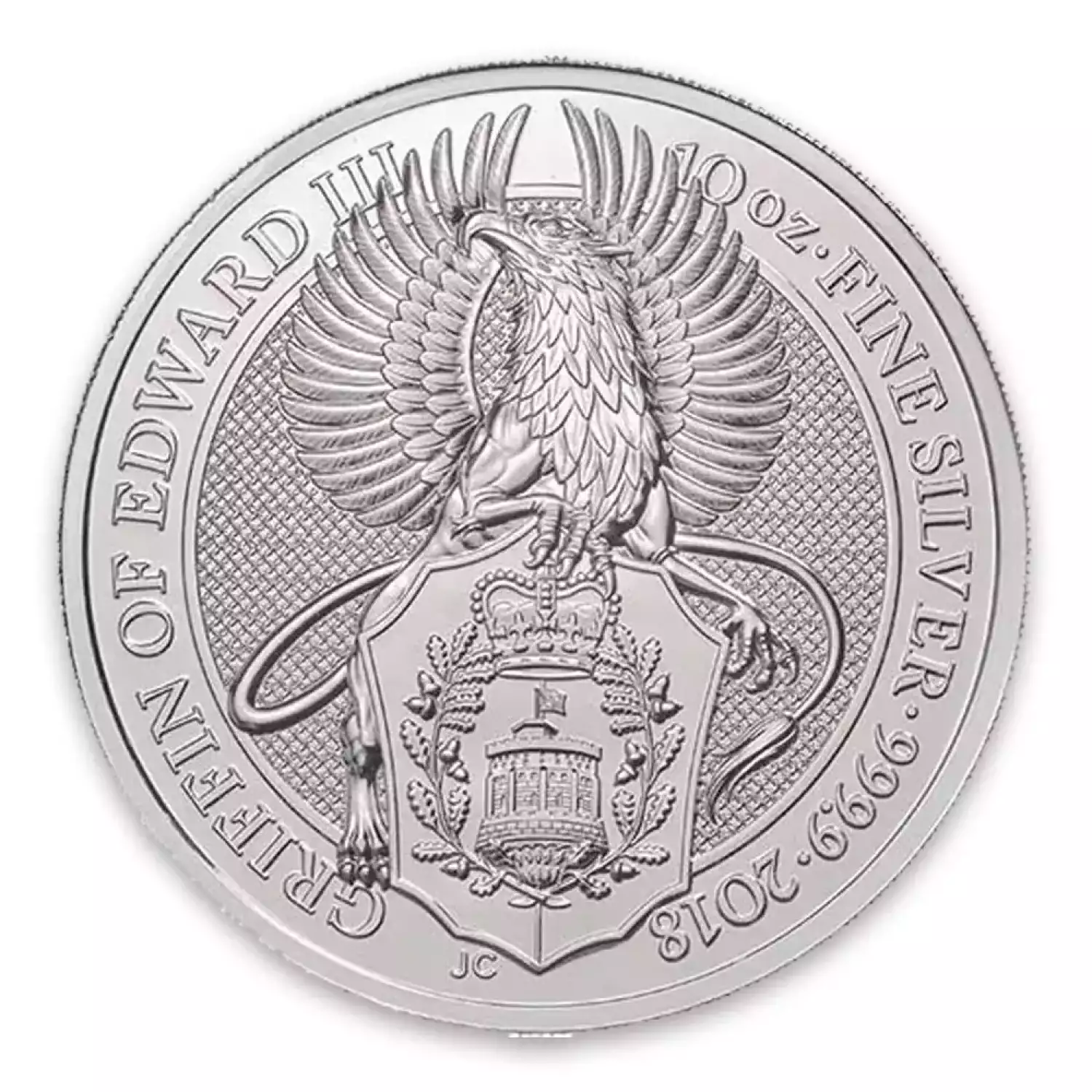 2018 10oz Britain Queen's Beast : The Griffin of Edward (2)