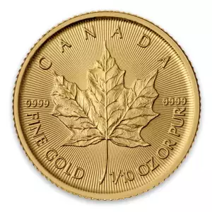 2018 1/10oz Canadian Gold Maple Leaf (2)