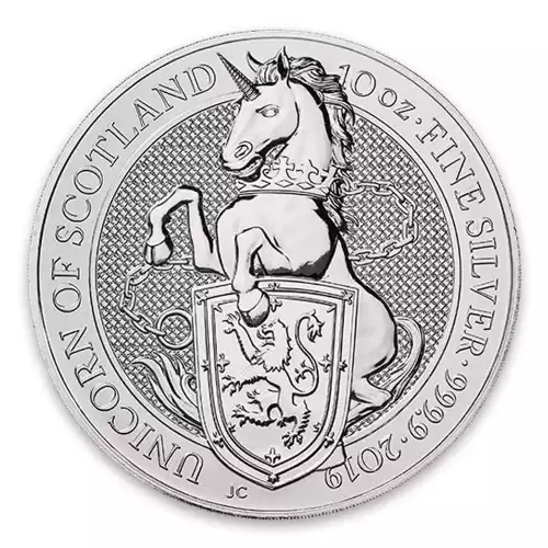 2019 10oz Britain Queen's Beast : The Unicorn of Scotland (2)