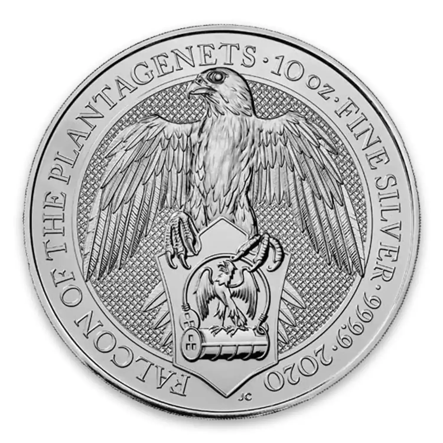 2020 10oz Britain Queen's Beast : The Falcon of the Plantagenets (2)
