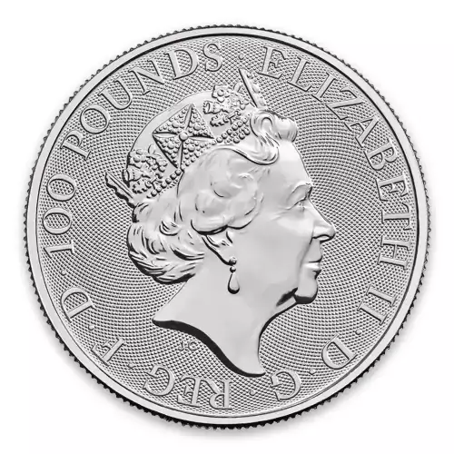 2021 Great Britain 1 oz Platinum Queen's Beasts The Lion of Mortimer (3)