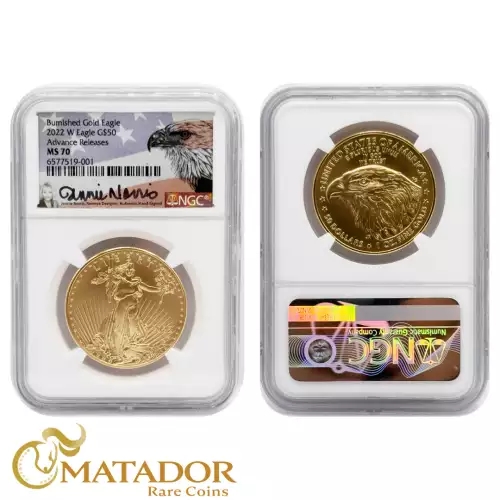 2022 W Burnished Gold Eagle Advance Releases