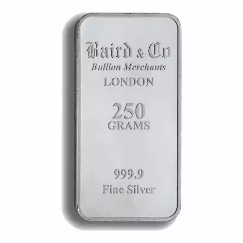 250g Baird & Co Silver Minted Bar (2)