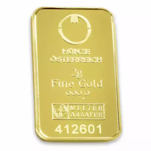 2g Austrian Mint Gold Bar (2)