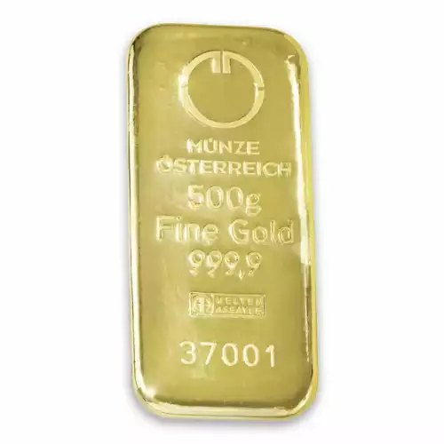 500g Austrian Mint Gold Bar (2)